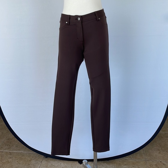 NWT J.McLaughlin Brown Stretchy Pants Size 0 - Picture 8 of 16